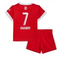 Bayern Munich Serge Gnabry #7 Fußballbekleidung Heimtrikot Kinder 2022-23 Kurzarm (+ kurze hosen)